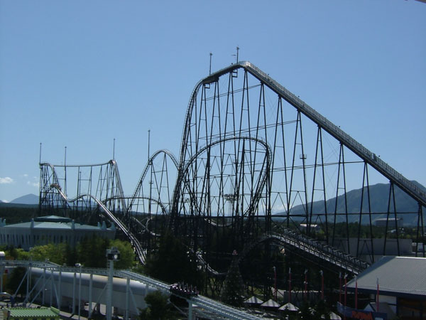 Fujiyama Fuji Q Highland Japan roller coaster